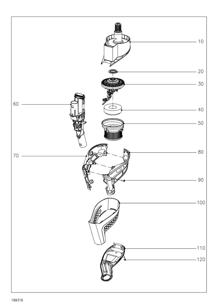 Miele SWDL0HARDFLOOR exploded schematic diagram (page 2)