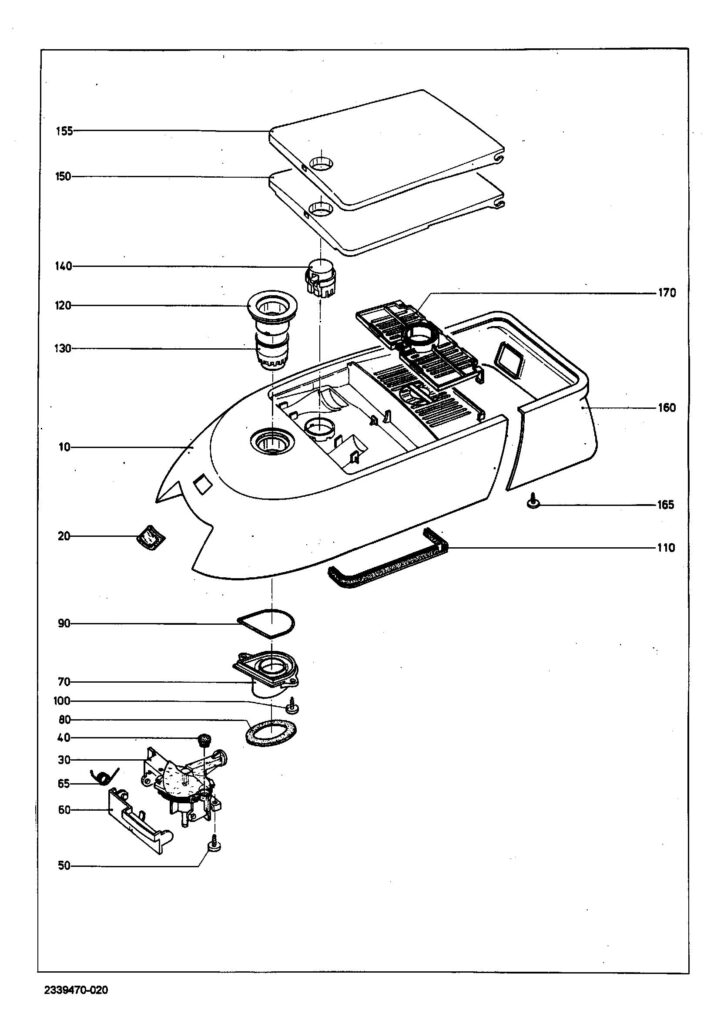 Miele S280I exploded schematic diagram (page 2)