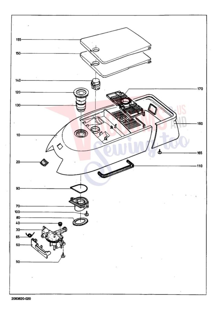 Miele S275I exploded schematic diagram (page 2)