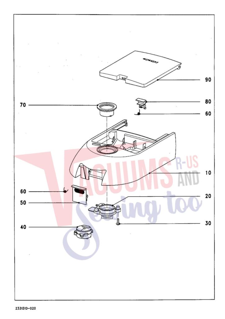 Miele S256I exploded schematic diagram (page 2)