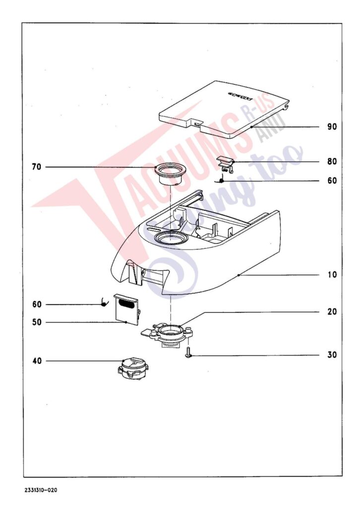 Miele S255I exploded schematic diagram (page 2)