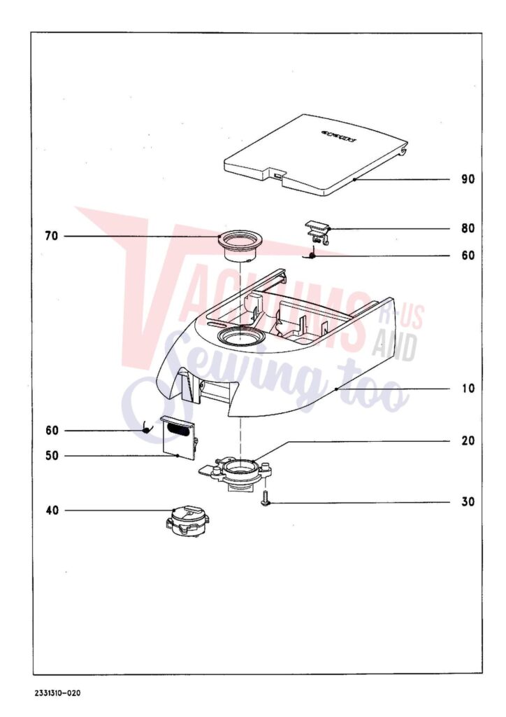 Miele S246I exploded schematic diagram (page 2)