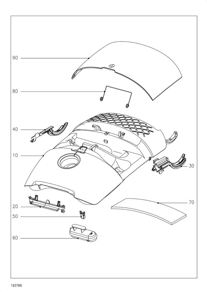 Miele SVTE0 exploded schematic diagram (page 3)