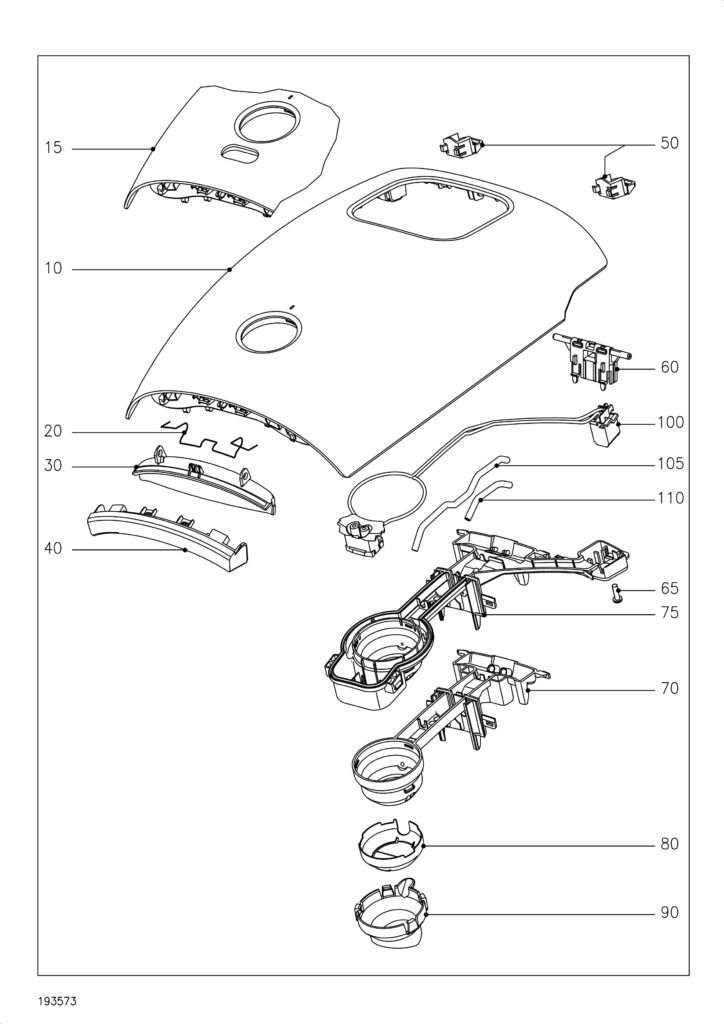 Miele SUGK0 exploded schematic diagram (page 3)
