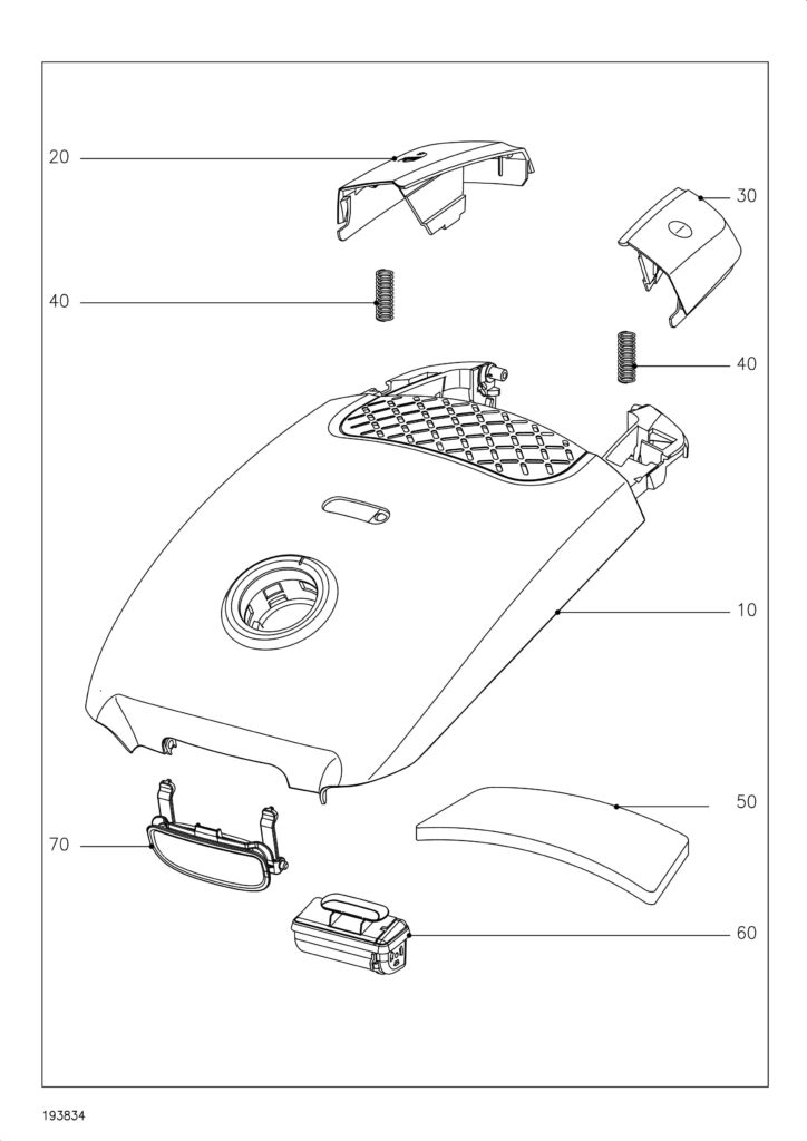 Miele STBO0 exploded schematic diagram (page 3)
