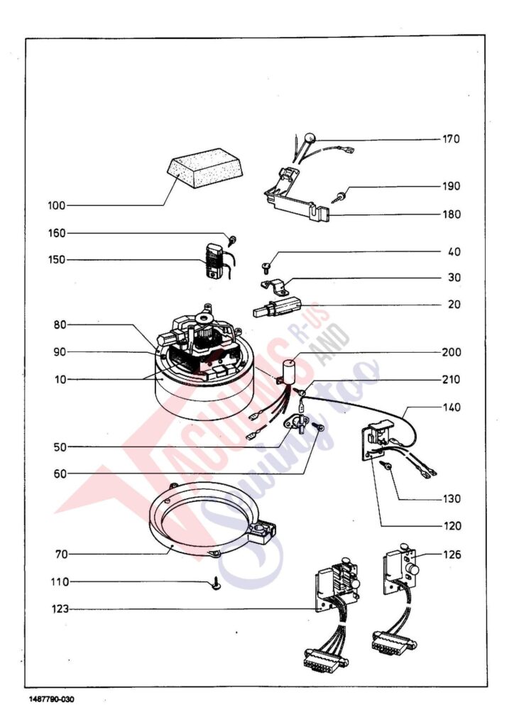 Miele S231I exploded schematic diagram (page 3)