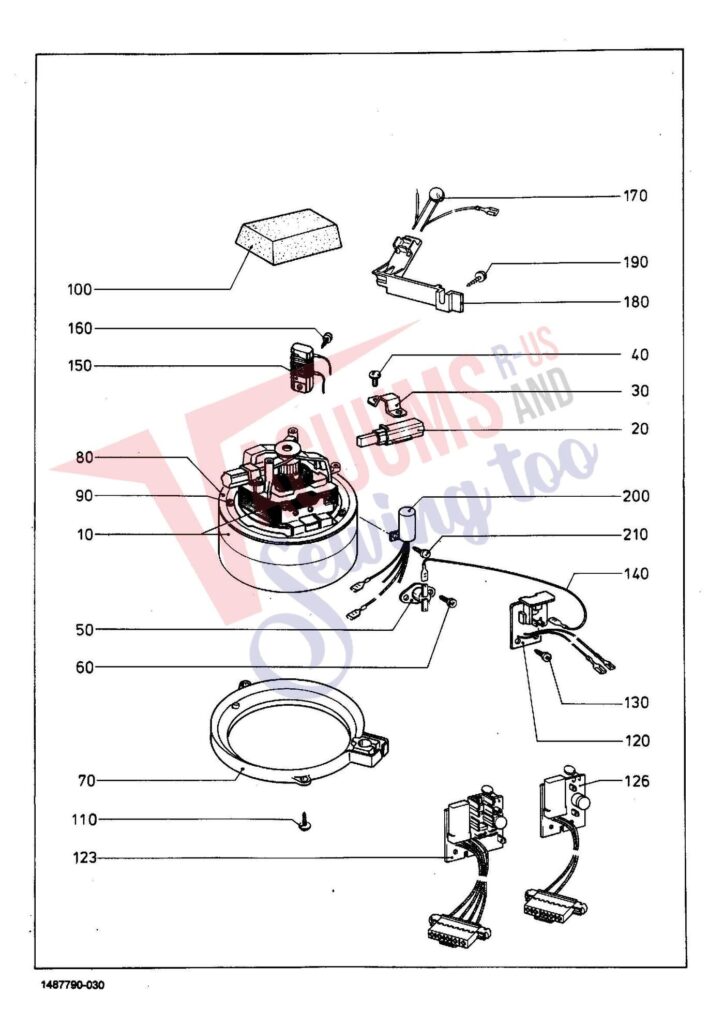 Miele S229I exploded schematic diagram (page 3)
