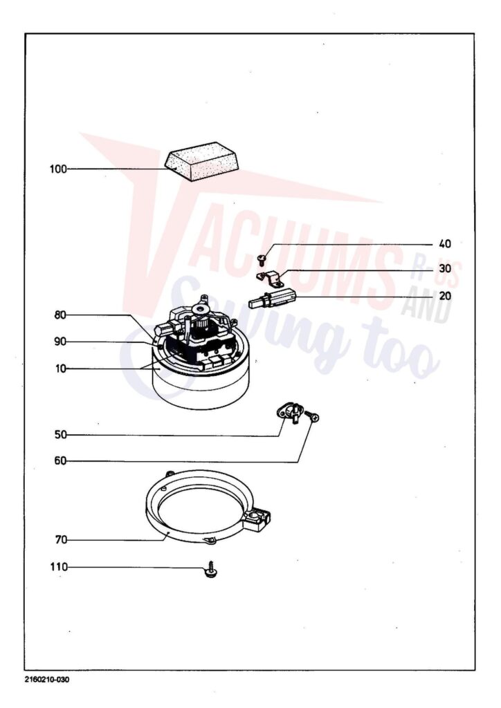 Miele S227 exploded schematic diagram (page 3)