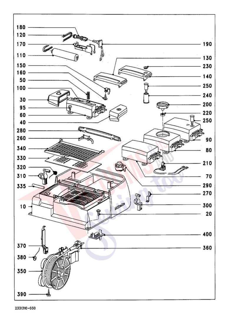 Miele S256I schematic page 3 preview