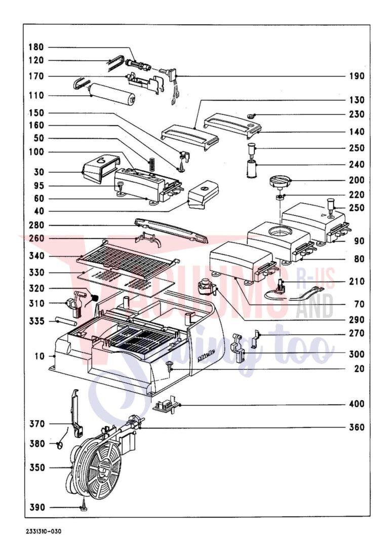 Miele S255I schematic page 3 preview