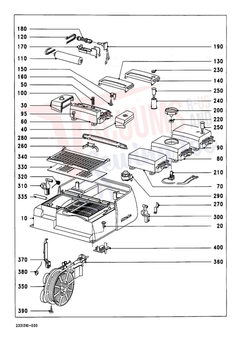 Miele S254I schematic page 3 preview