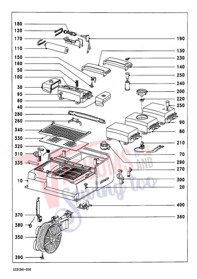 Miele S252I schematic page 3 preview