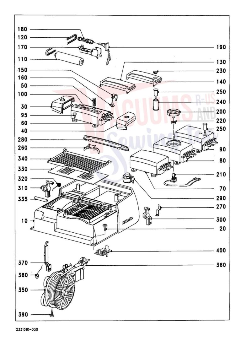 Miele S251G schematic page 3 preview