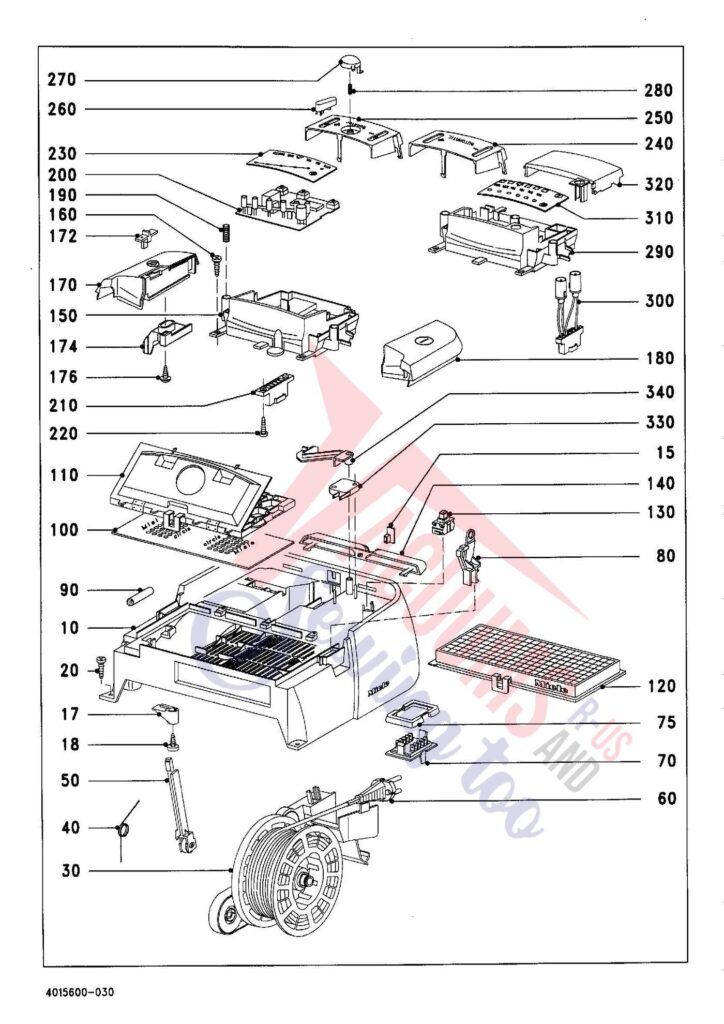 Miele S456I exploded schematic diagram (page 3)