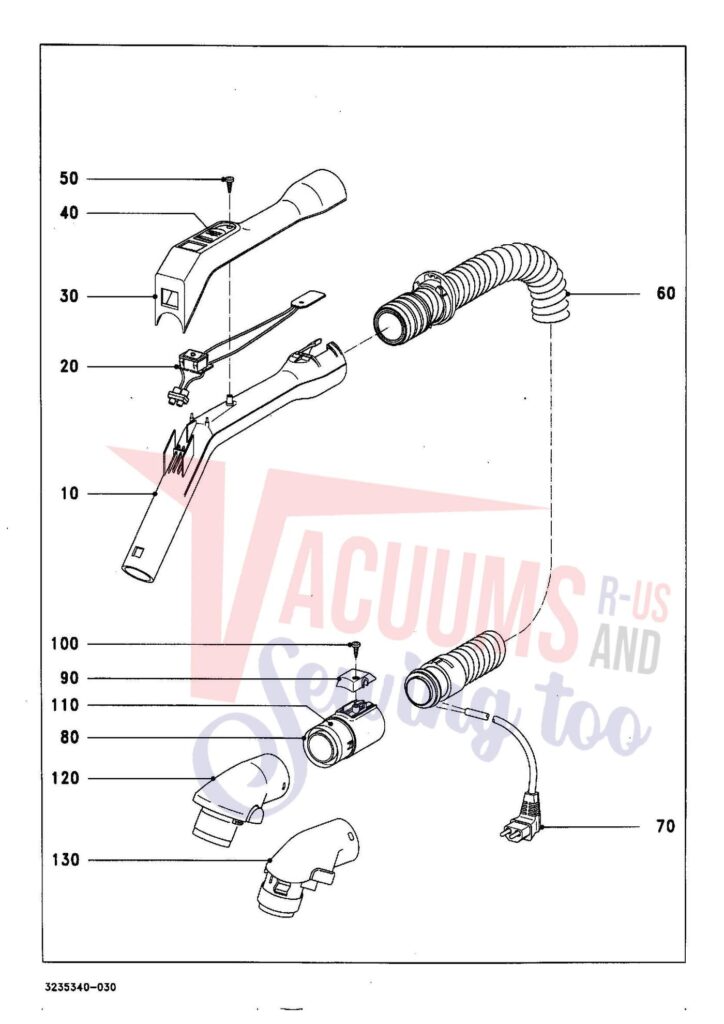 Miele SEB246 exploded schematic diagram (page 3)