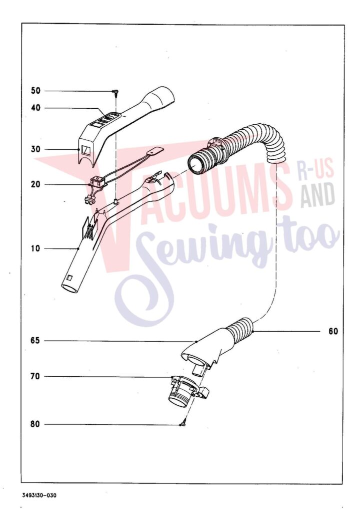 Miele SEB191 exploded schematic diagram (page 3)