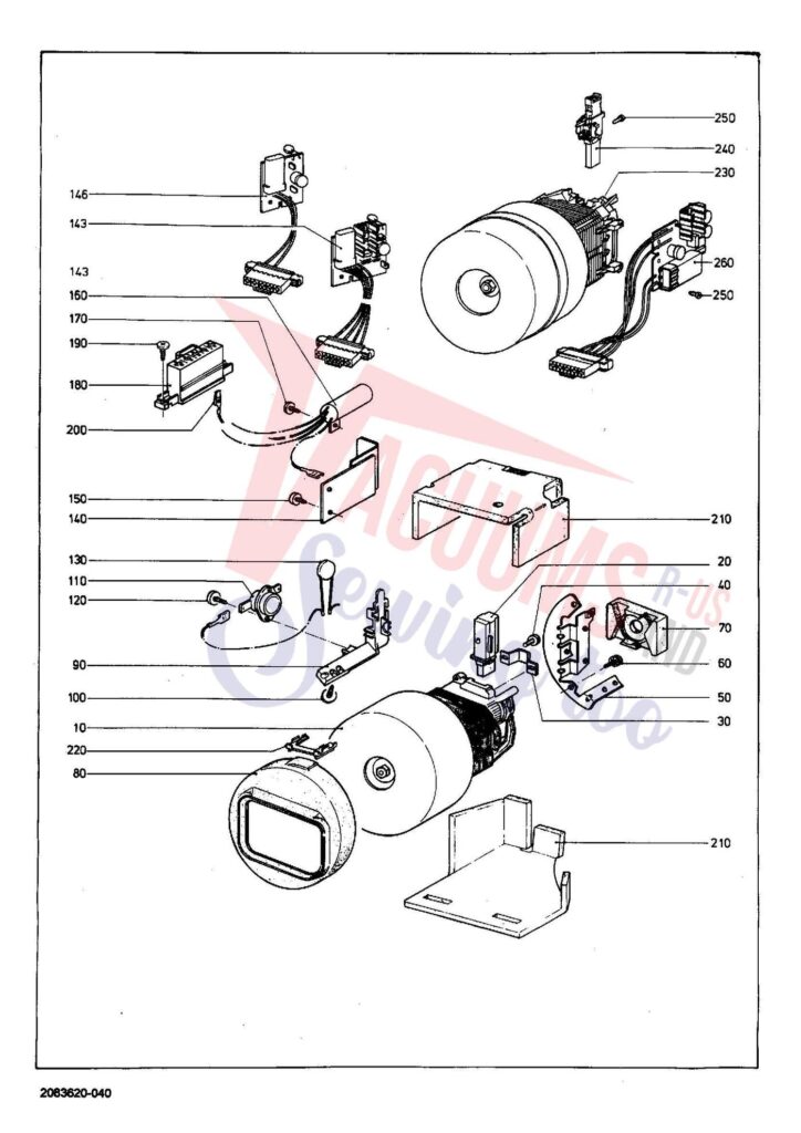 Miele S282I exploded schematic diagram (page 4)