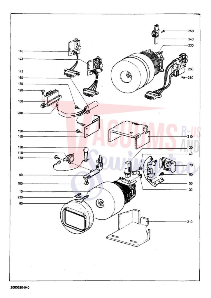 Miele S278I exploded schematic diagram (page 4)