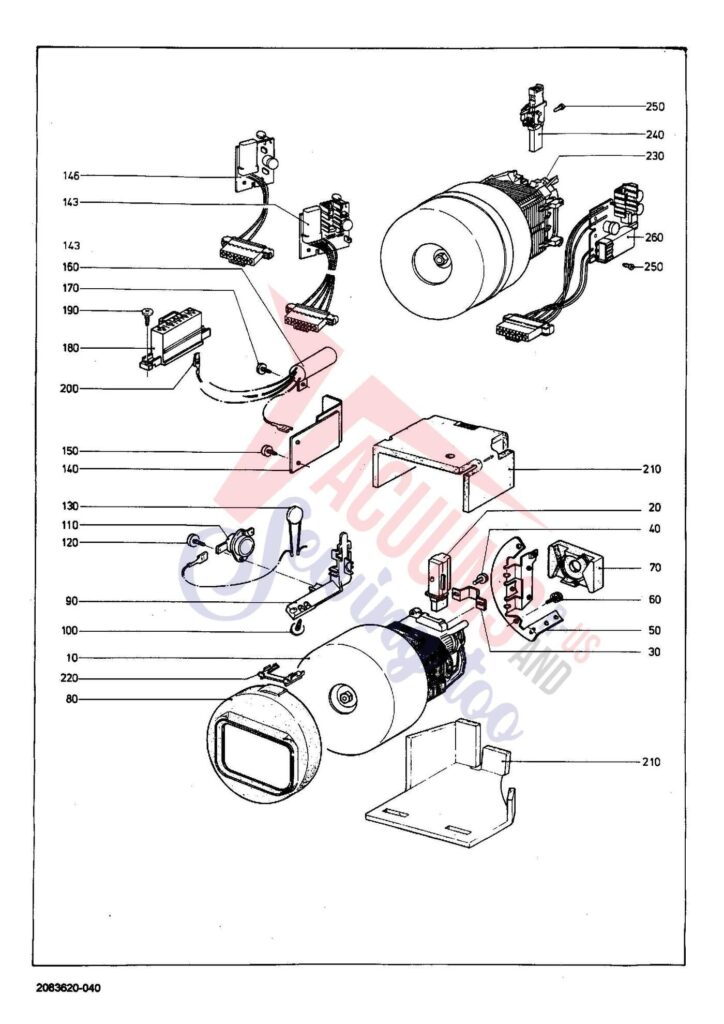 Miele S276I exploded schematic diagram (page 4)