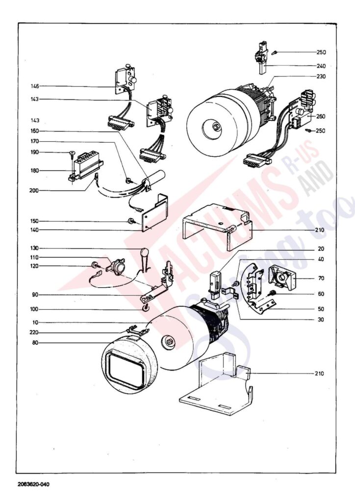 Miele S275I exploded schematic diagram (page 4)