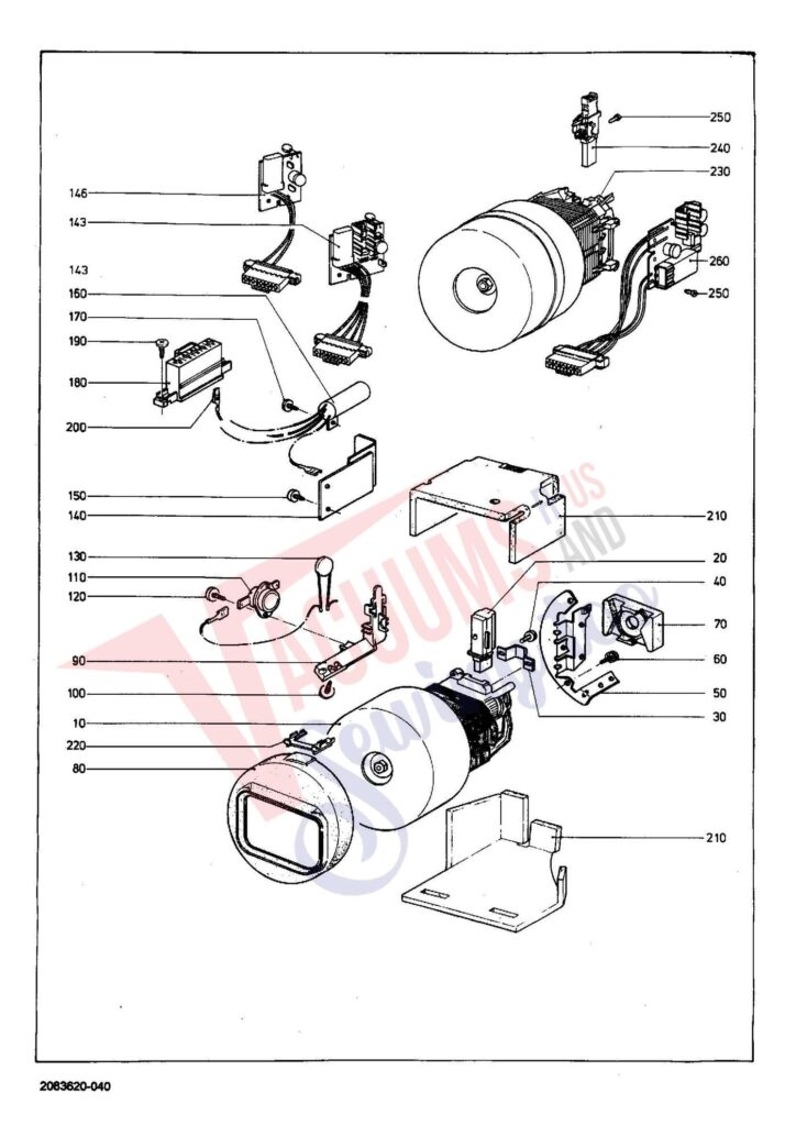 Miele S271I exploded schematic diagram (page 4)