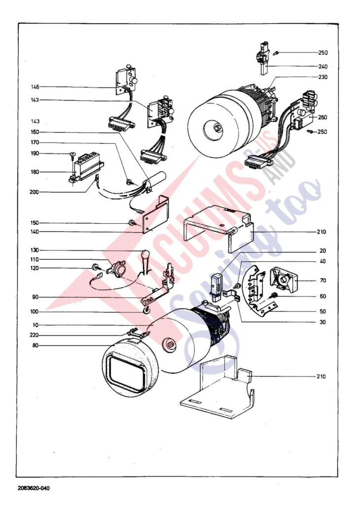 Miele S269I exploded schematic diagram (page 4)