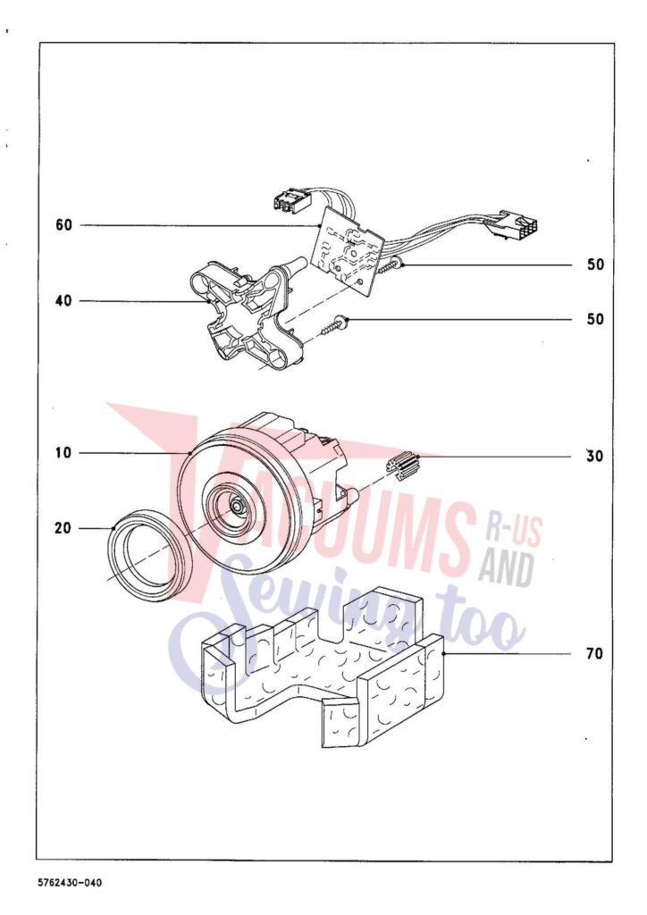 Miele S738 exploded schematic diagram (page 4)