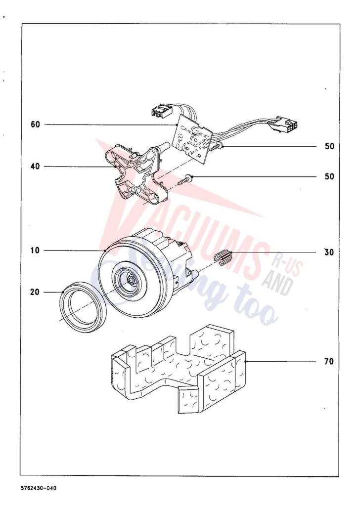 Miele S846 exploded schematic diagram (page 4)