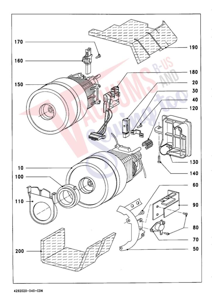 Miele S324I exploded schematic diagram (page 4)