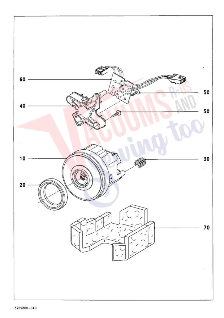 Miele S715-1 exploded schematic diagram (page 4)