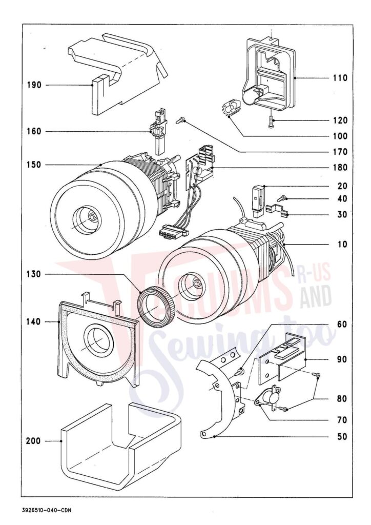 Miele S436I exploded schematic diagram (page 4)