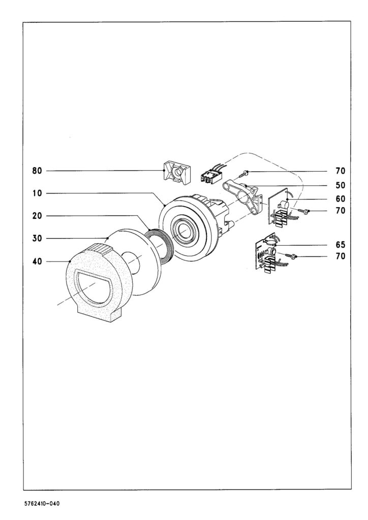 Miele S290 exploded schematic diagram (page 4)