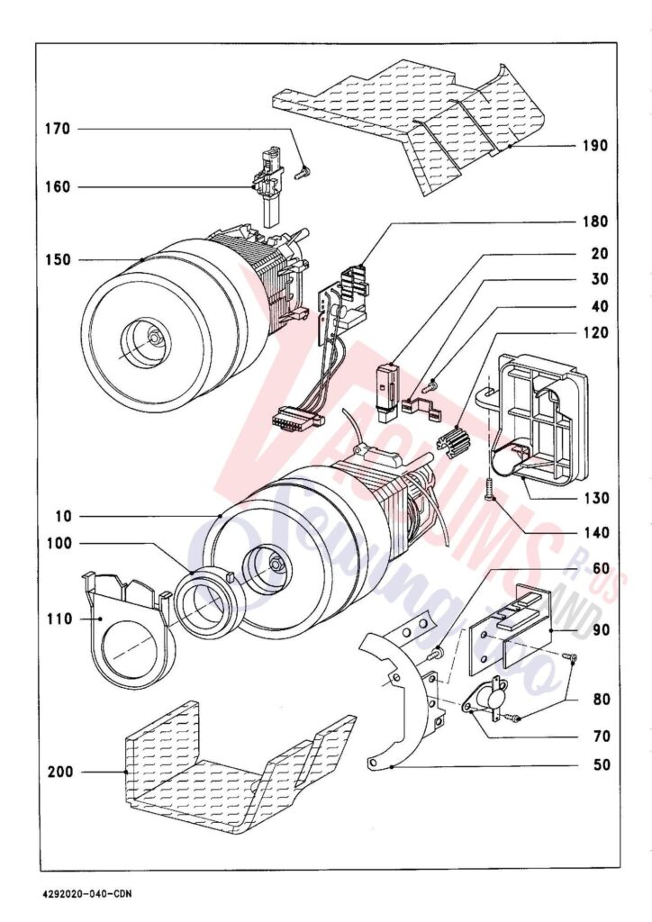 Miele S322I exploded schematic diagram (page 4)