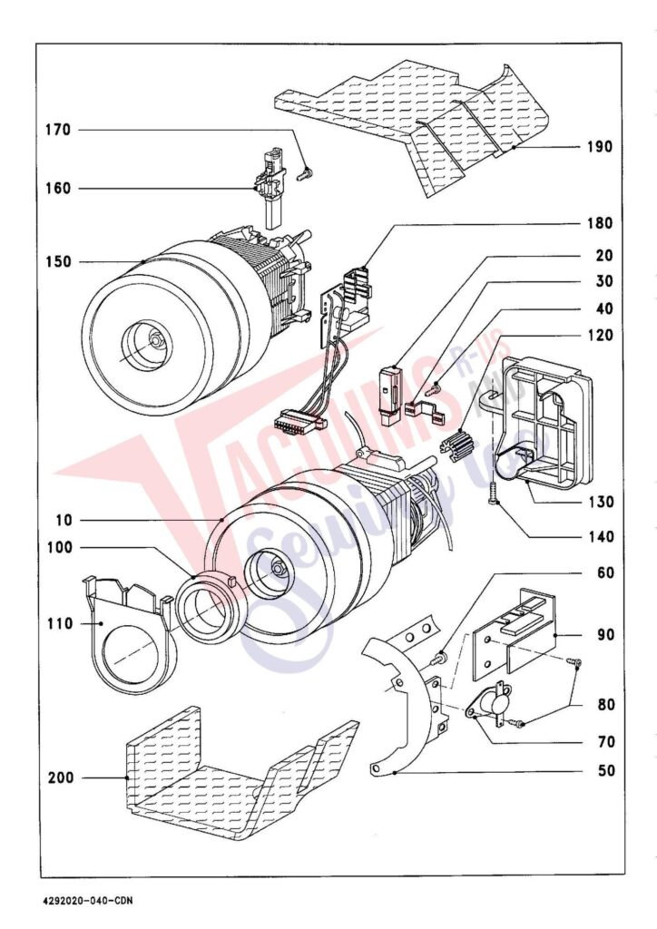 Miele S321I exploded schematic diagram (page 4)