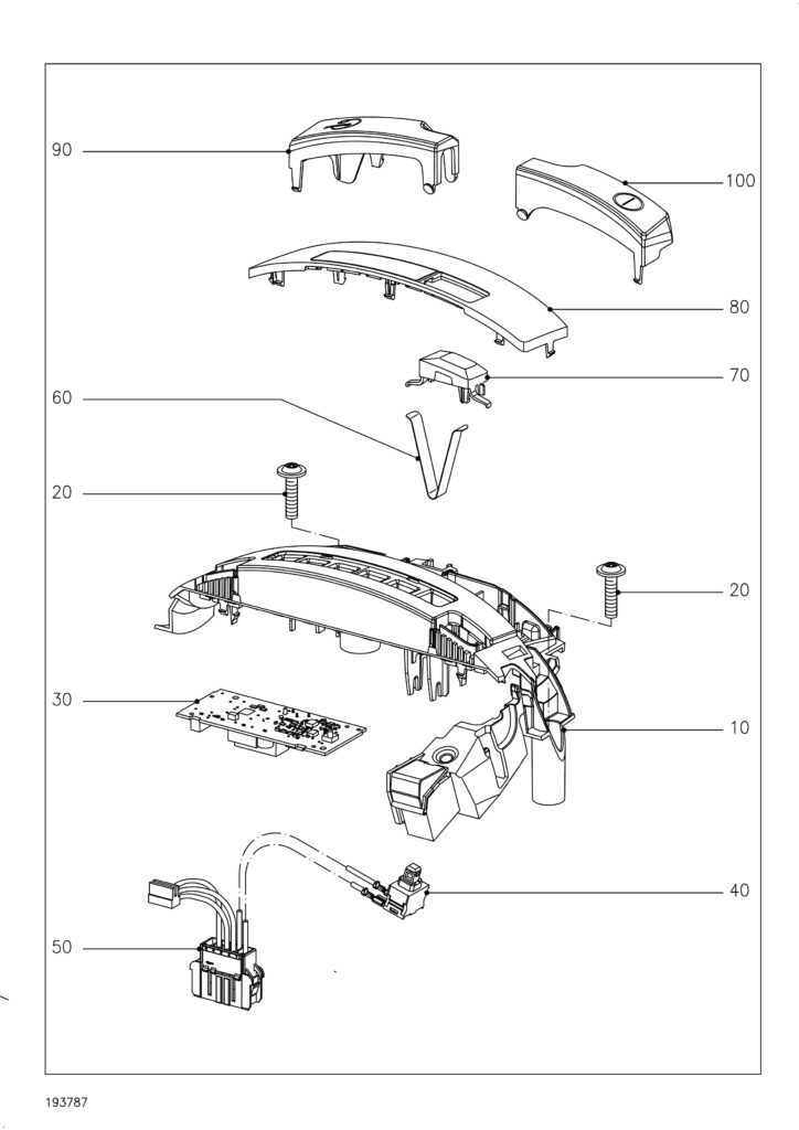 Miele SVYK0 exploded schematic diagram (page 4)