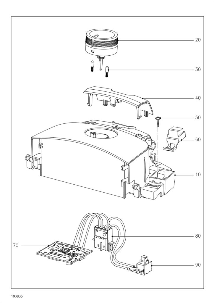 Miele STEI0 exploded schematic diagram (page 4)