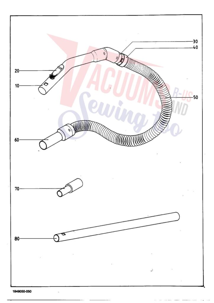 Miele S128 exploded schematic diagram (page 5)
