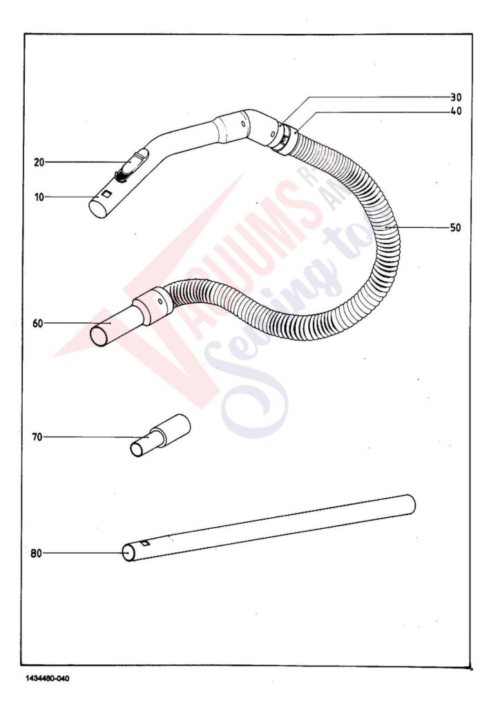 Miele S126 exploded schematic diagram (page 5)