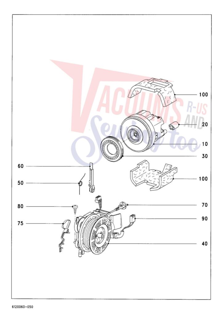 Miele S4281 exploded schematic diagram (page 5)