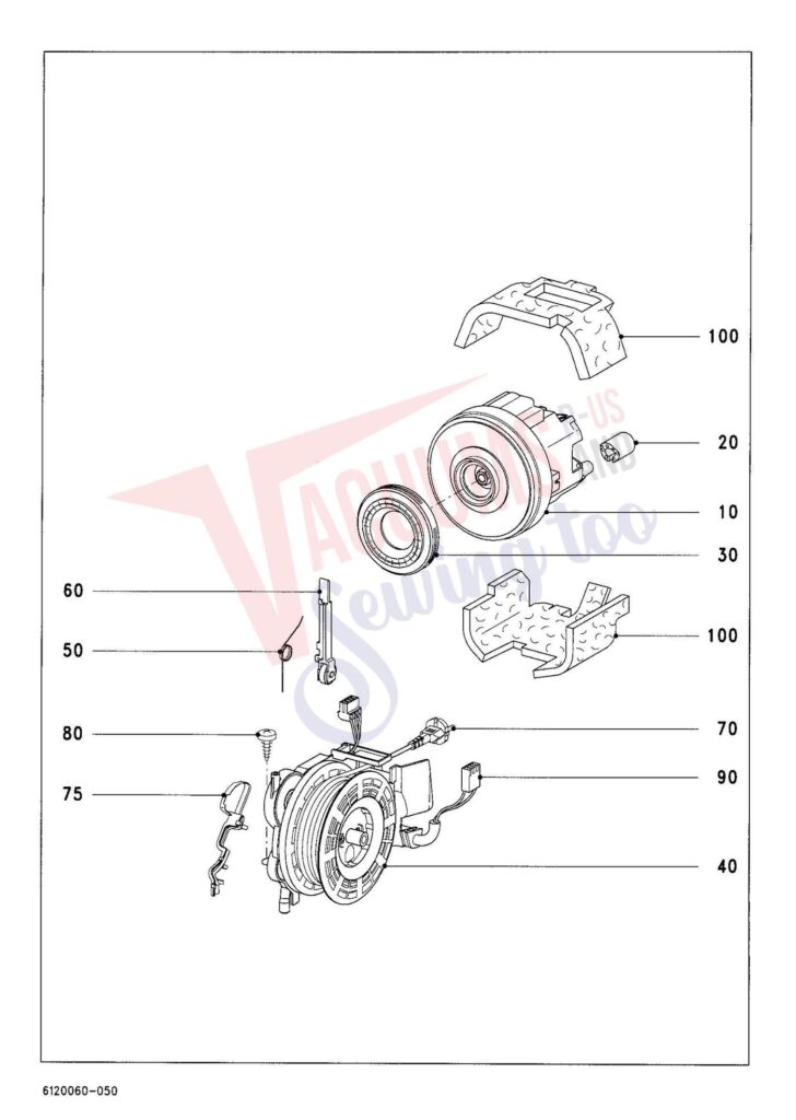 Miele SCBF3 exploded schematic diagram (page 5)