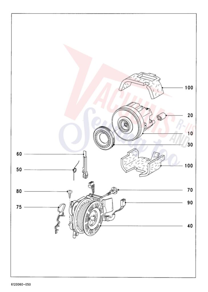 Miele SCAB0 exploded schematic diagram (page 5)