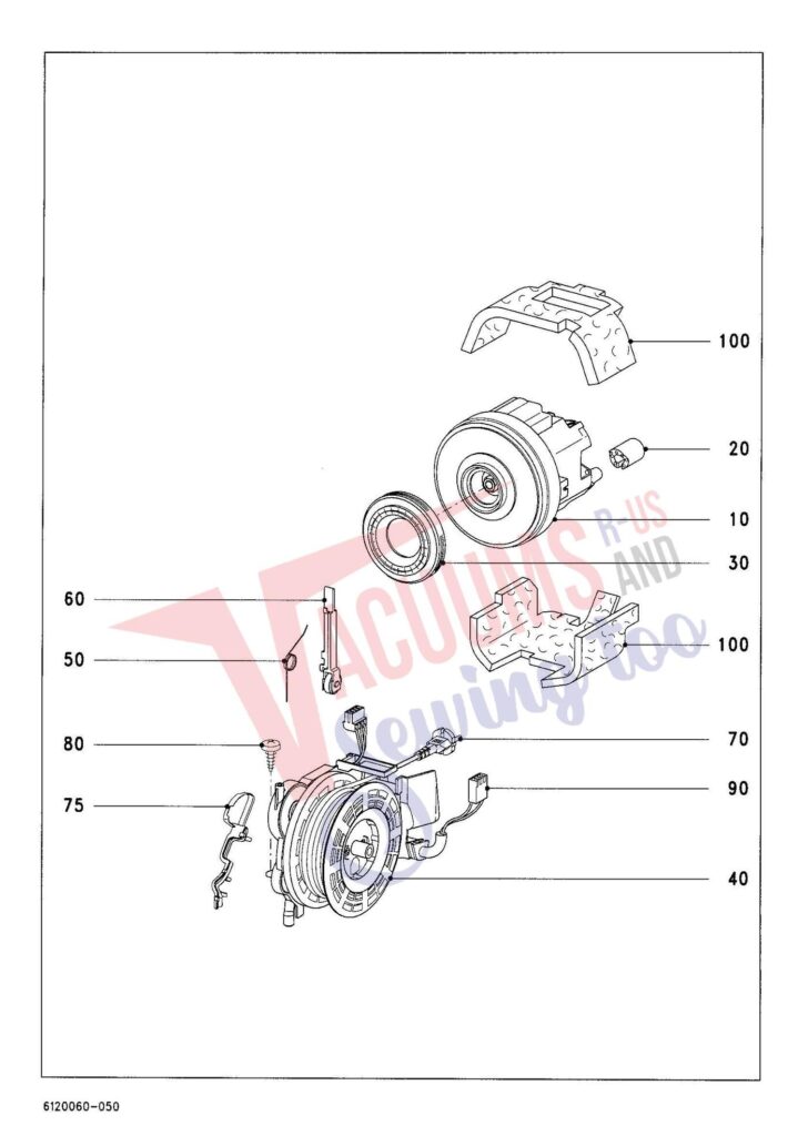 Miele SCRG1 exploded schematic diagram (page 5)