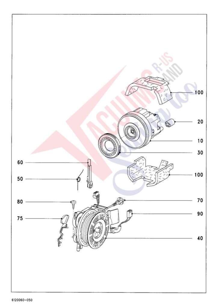 Miele SCRG2 exploded schematic diagram (page 5)