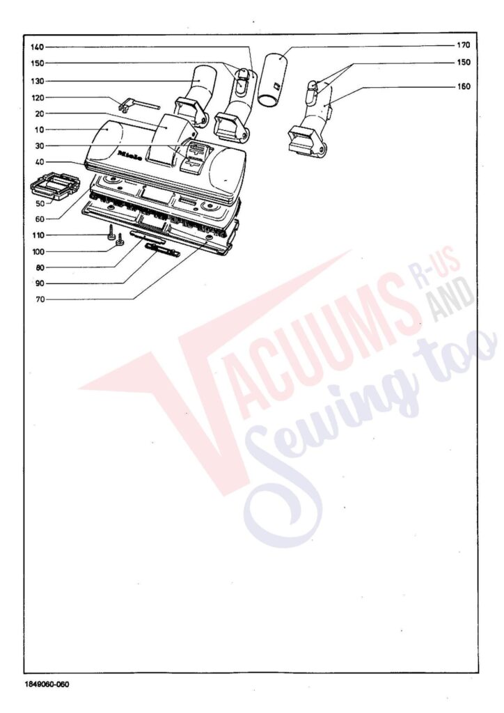 Miele S234I exploded schematic diagram (page 5)