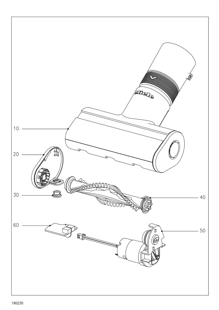 Miele SQLL0 exploded schematic diagram (page 5)