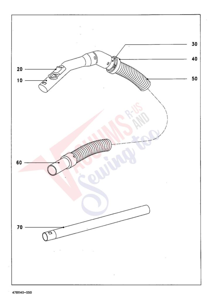 Miele S163 exploded schematic diagram (page 5)