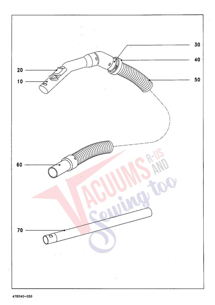 Miele S143 exploded schematic diagram (page 5)