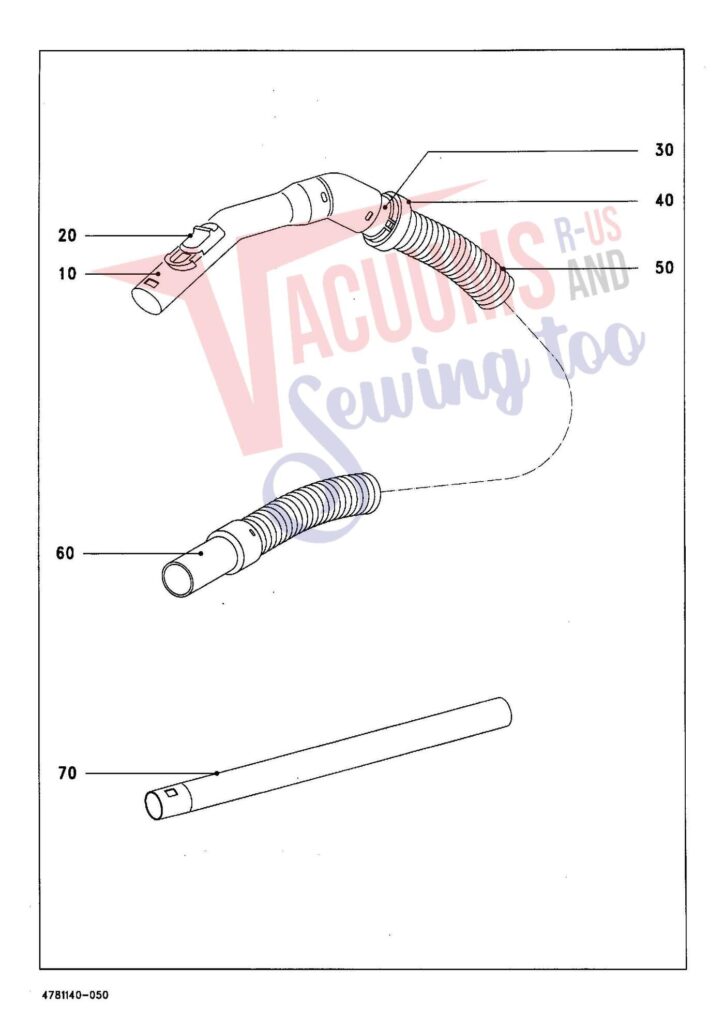 Miele S164 exploded schematic diagram (page 5)