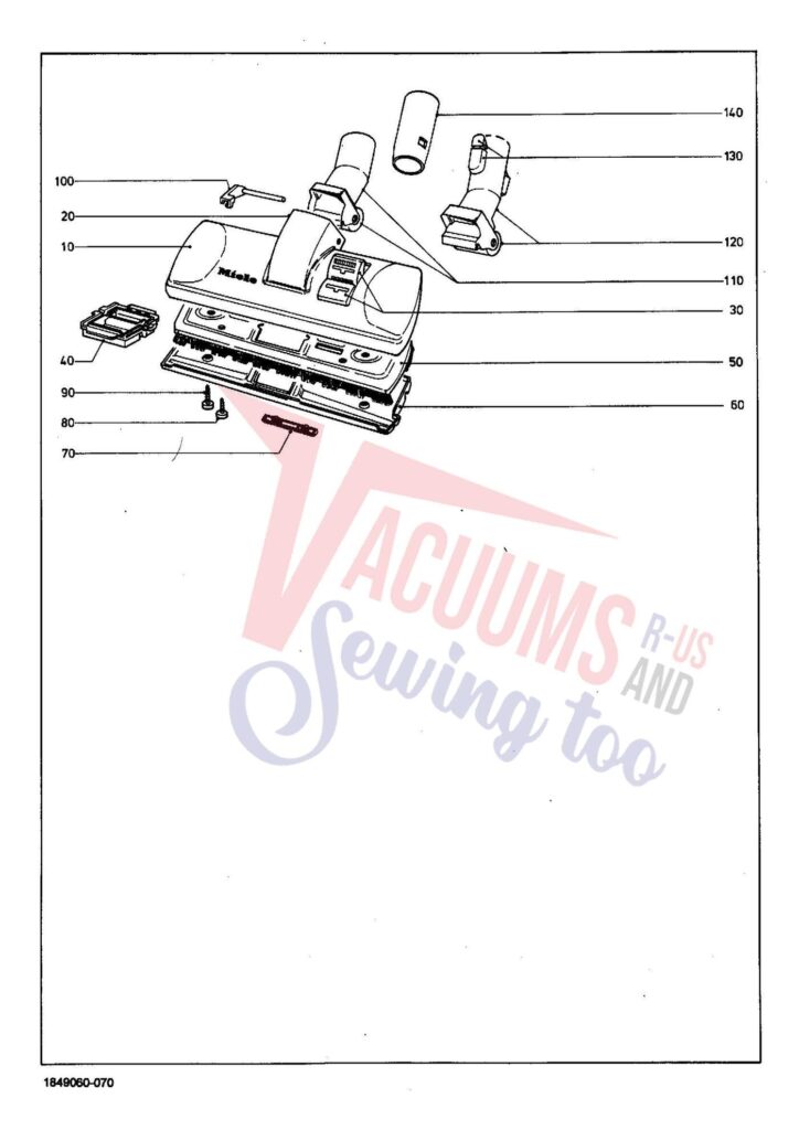 Miele S236I exploded schematic diagram (page 6)