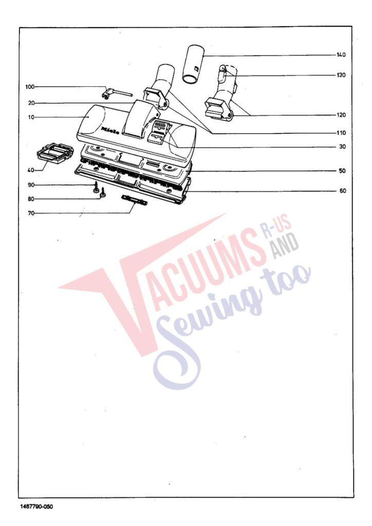 Miele S231I exploded schematic diagram (page 6)